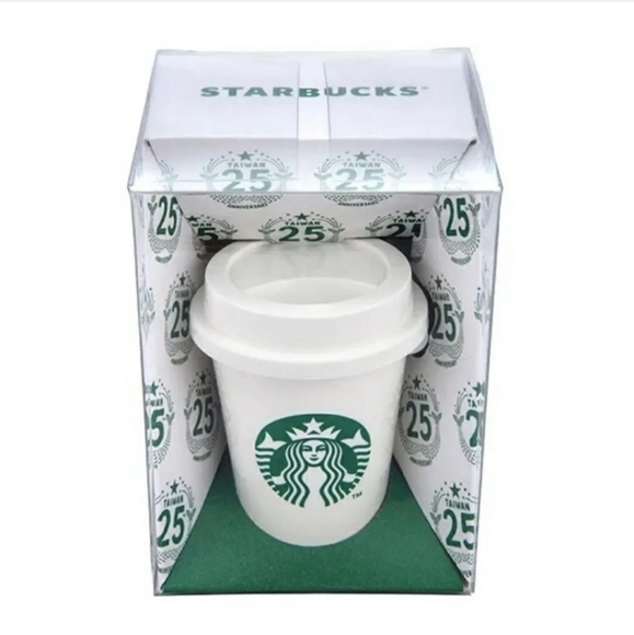 Starbucks Taiwan 25th Anniversary Ornament Cup Keychain 2023 - Picture 3 of 7